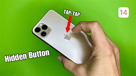 Where is the secret button on the iPhone?